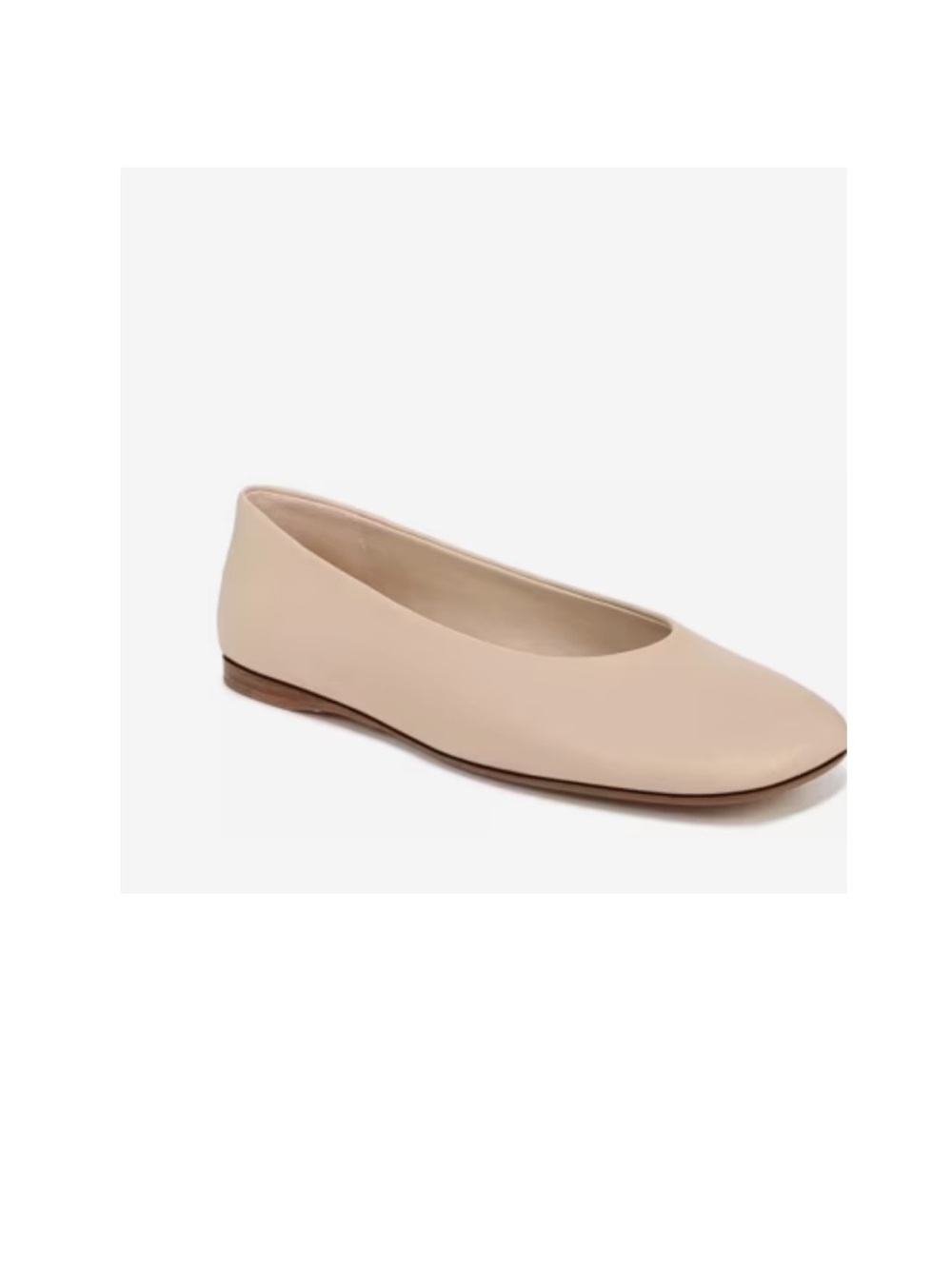 Vince Leah Flat - leather Color Taupe Women size 10 New